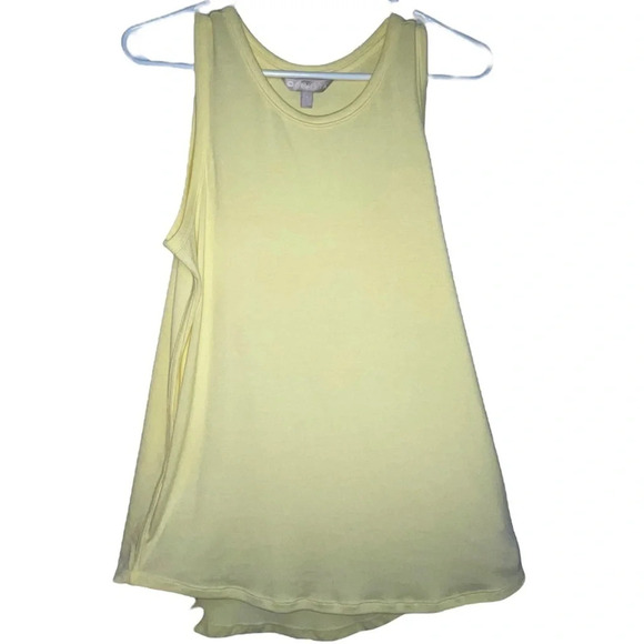 Athleta Yellow Tank Top Women’s Size Medium Hi Low Workout Activewear - Picture 5 of 5